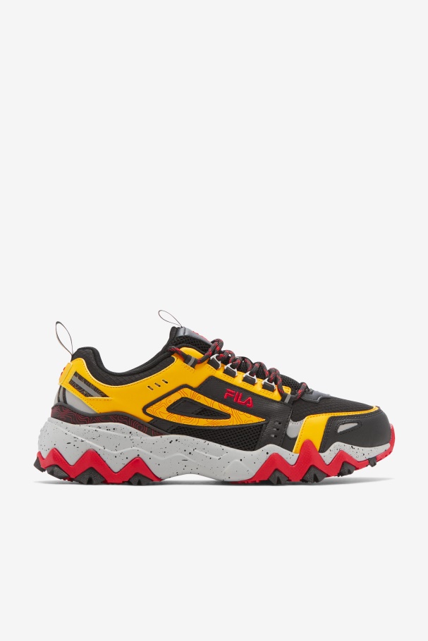 Black/Lemon/Red Men's Oakmont Tr Fila UK