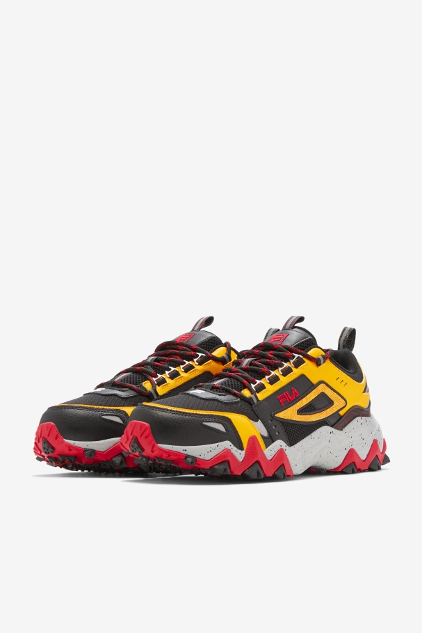 Black/Lemon/Red Men\'s Oakmont Tr Fila UK