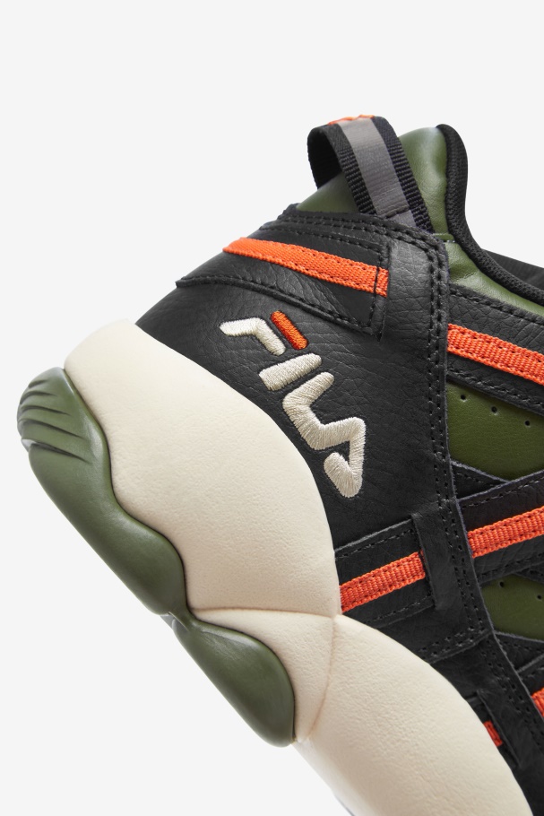Chive/Ecru/Black Fila UK Men\'s Stackhouse Spaghetti