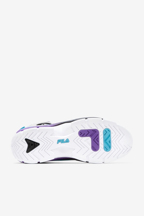 White/Blue/Purple Fila UK Men\'s Grant Hill 2