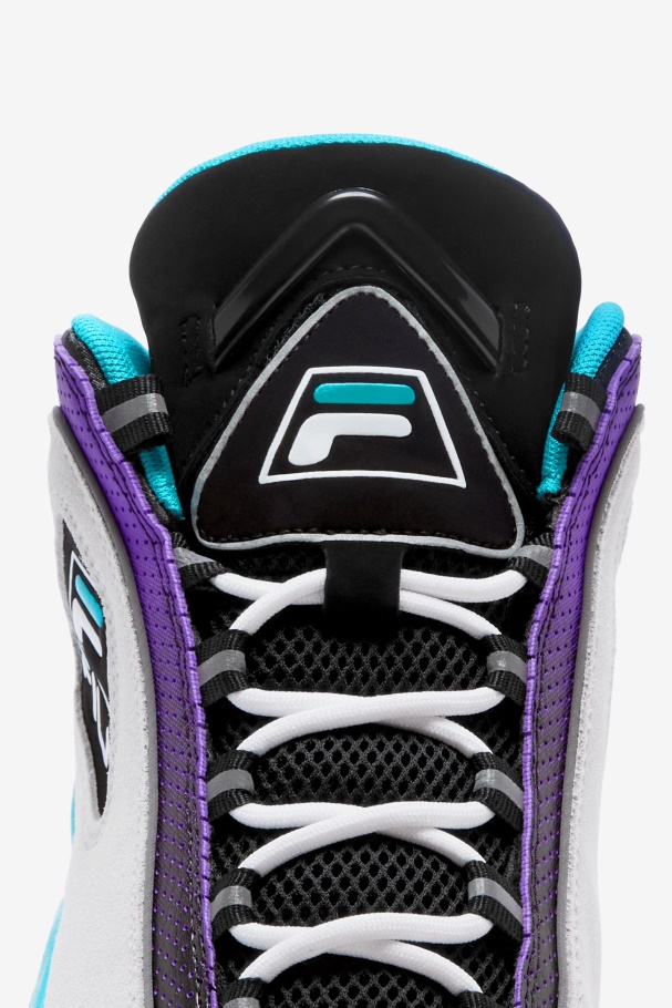 White/Blue/Purple Fila UK Men\'s Grant Hill 2