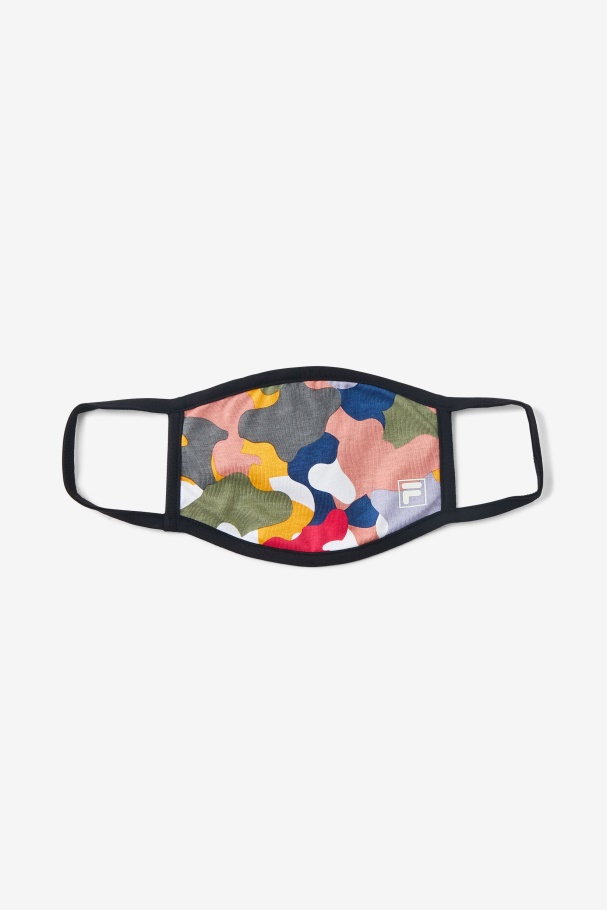 Rainbow Camo Fila UK Multicolor Cloth Face Mask