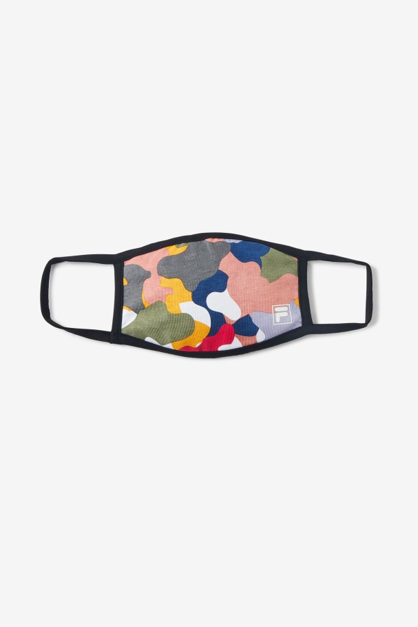 Rainbow Camo Fila UK Multicolor Cloth Face Mask