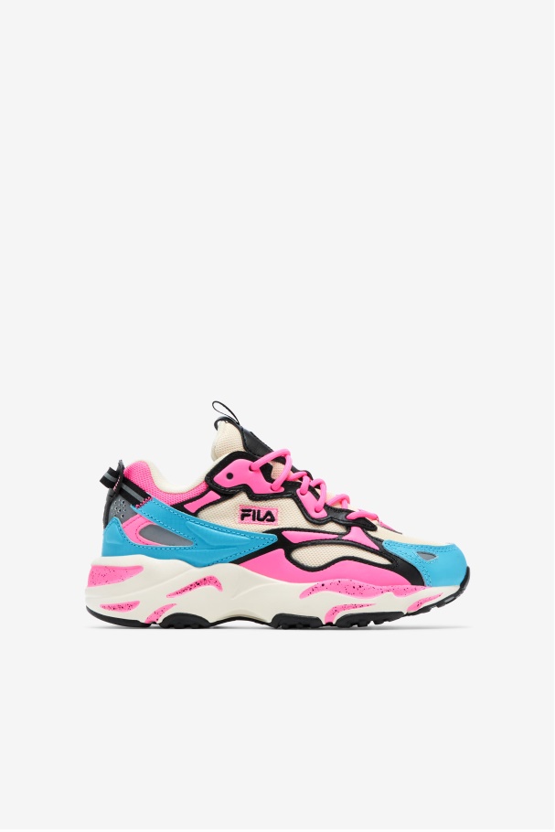 Gardenia/Bluefish/Sugar Plum Big Kids' Ray Tracer Apex Fila UK