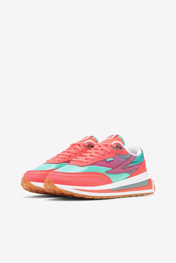 Women\'s Renno Cockatoo/Fiery Coral/Malaga Fila UK