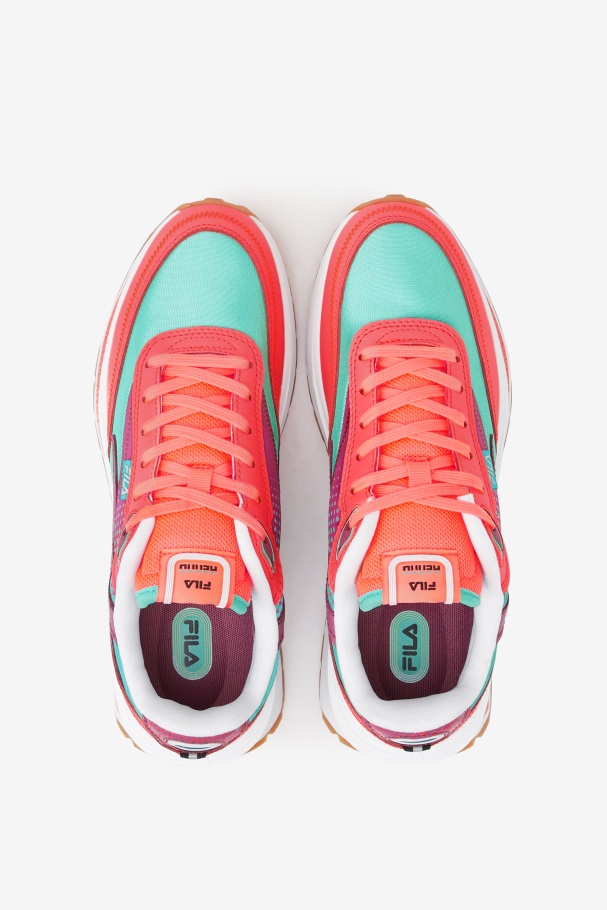 Women\'s Renno Cockatoo/Fiery Coral/Malaga Fila UK
