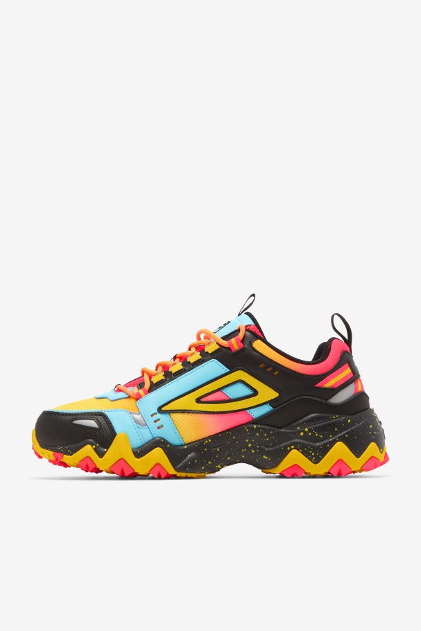 Men\'s Oakmont Tr Diva Pink/Lemon/Black Fila UK