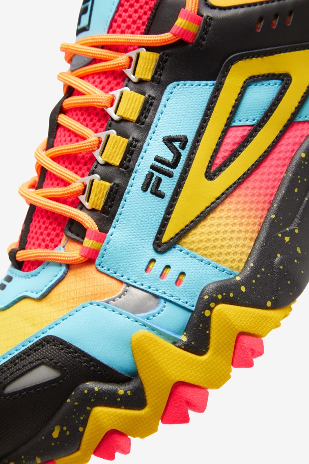 Men\'s Oakmont Tr Diva Pink/Lemon/Black Fila UK