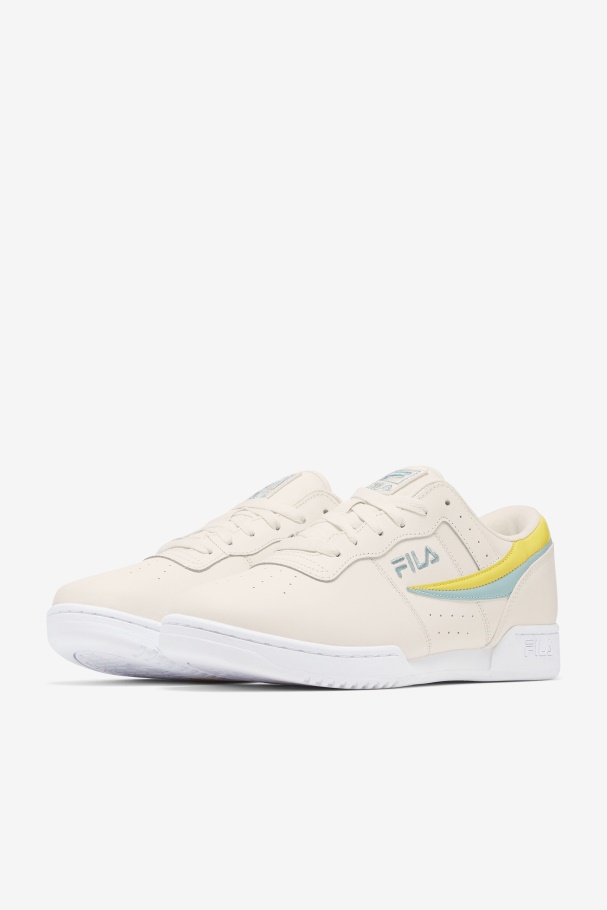 Fila UK Men\'s Original Fitness Egret/Aurora/Gray Mist