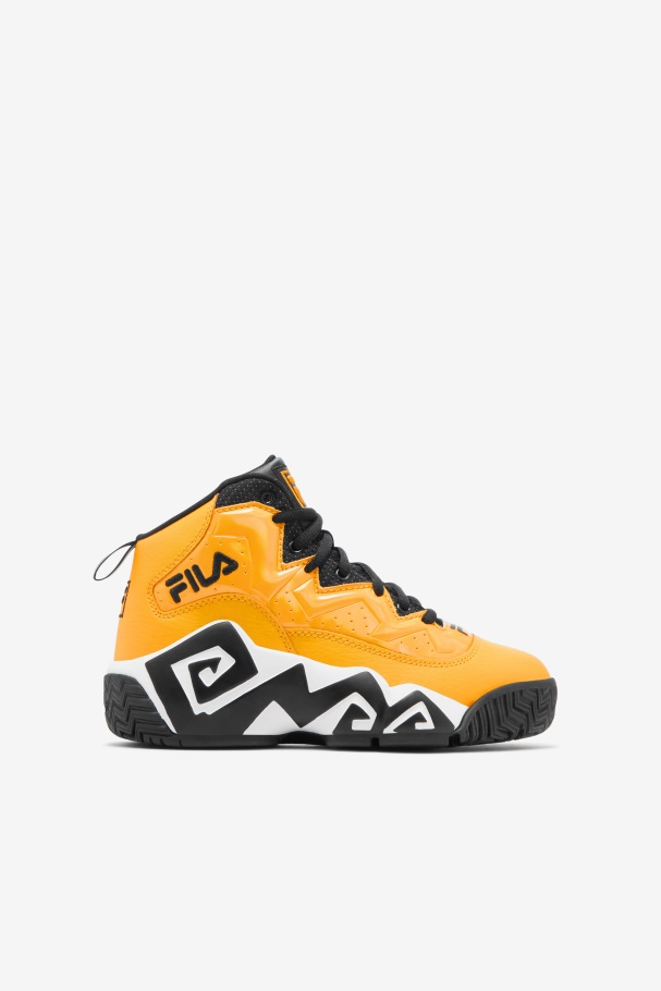 Lemon/White/Black Big Kids' Mb Night Walk Fila UK