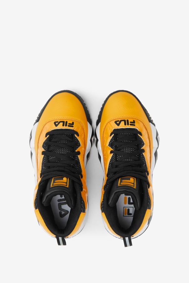 Lemon/White/Black Big Kids\' Mb Night Walk Fila UK
