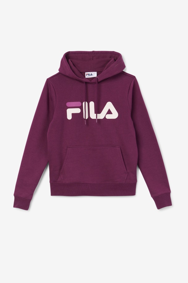 Lucy Hoodie Fila UK Grape Wine/Potpourri/Rouge