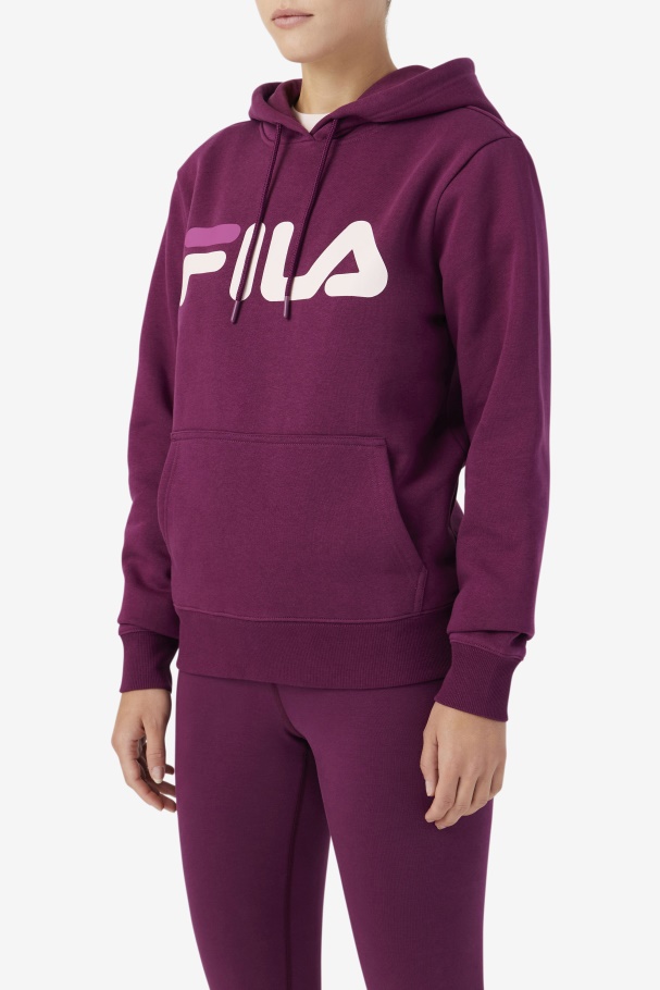 Lucy Hoodie Fila UK Grape Wine/Potpourri/Rouge