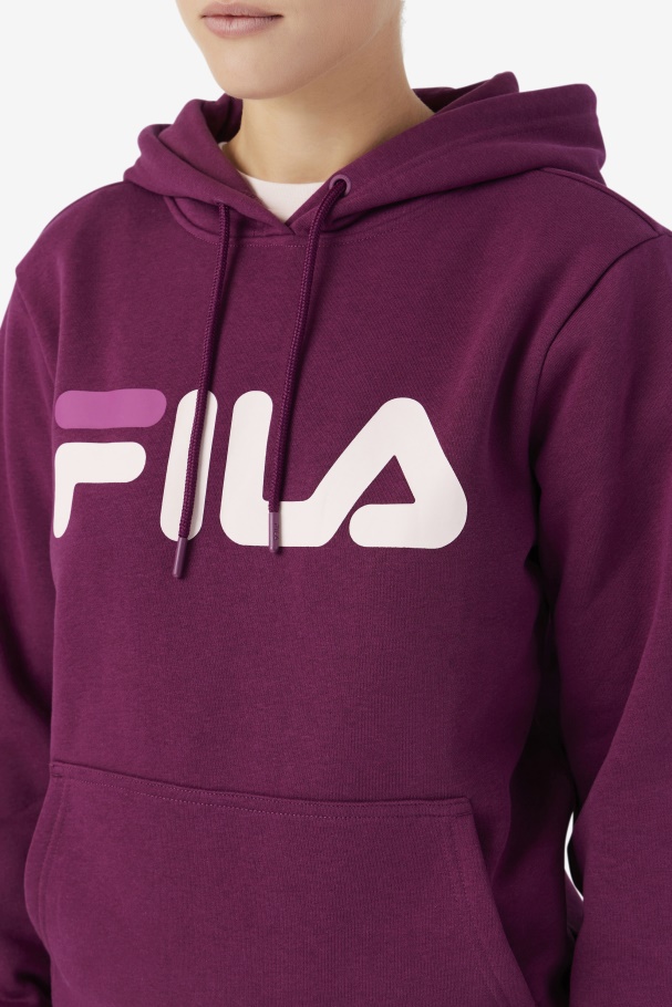 Lucy Hoodie Fila UK Grape Wine/Potpourri/Rouge