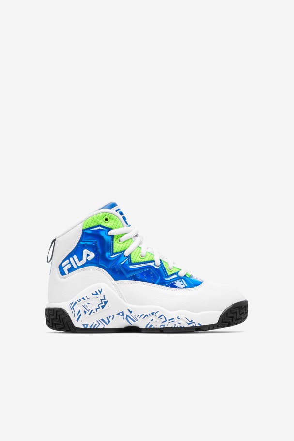 Little Kids' Mb Night Walk Fila UK White/Blue/Green