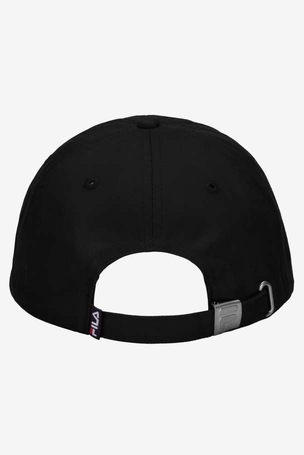 Embroidered F-Box baseball Hat Black Fila UK