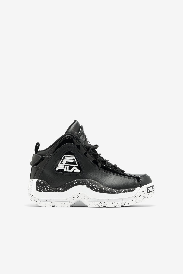 Black/White Fila UK Little Kids' Grant Hill 2