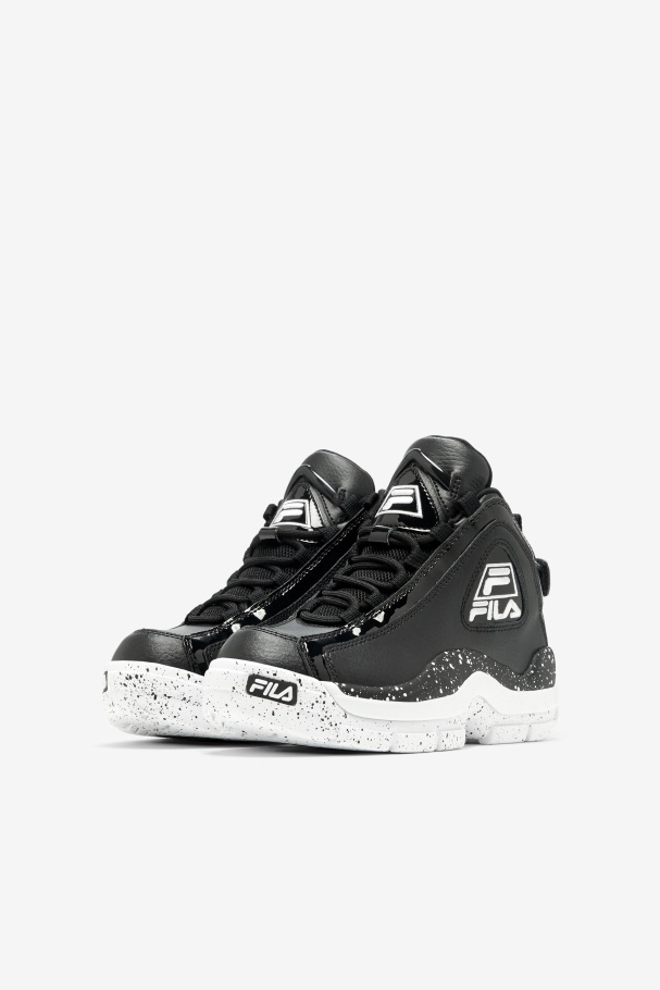 Black/White Fila UK Little Kids\' Grant Hill 2