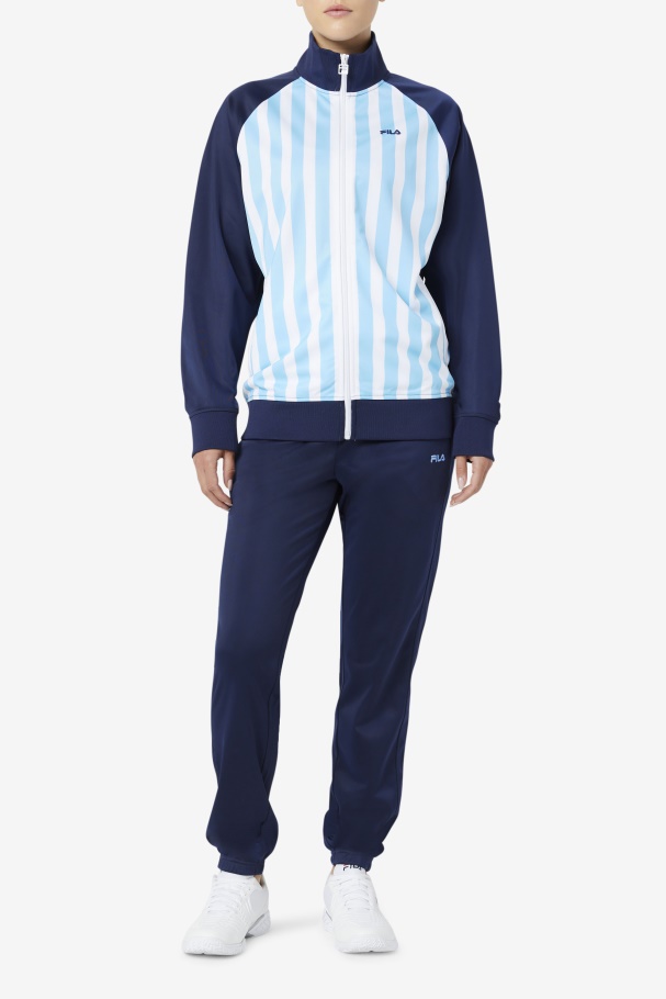 Navy/Baltic Sea Fila UK Argentina Track Pant