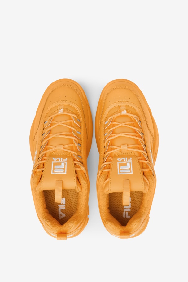 Marigold/White Fila UK Women\'s Disruptor 2 Premium