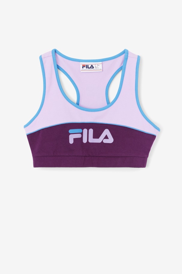 Kairi Bra Top Crocus Petal Fila UK