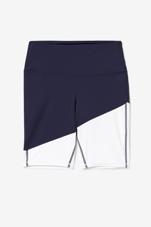 Navy Fila UK Marley Bike Short