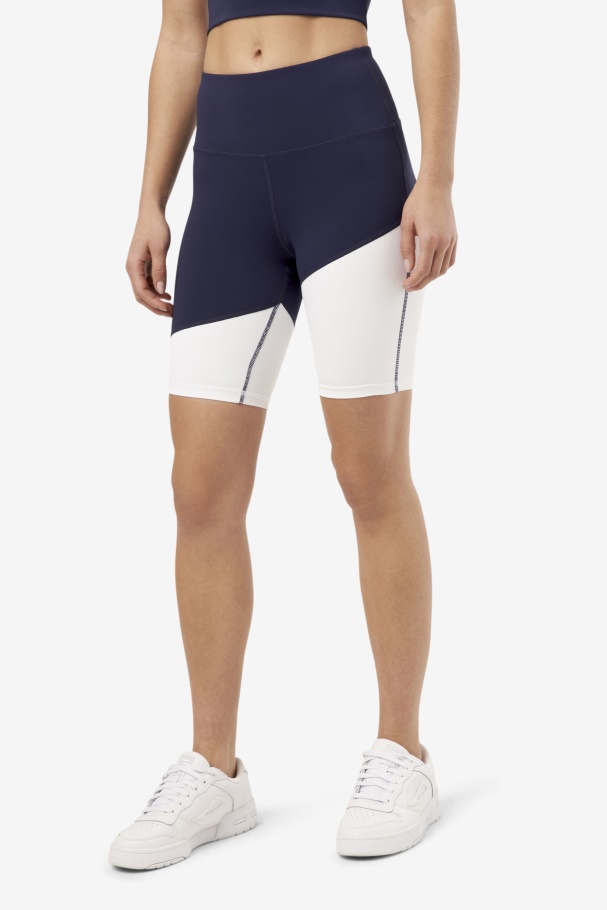 Navy Fila UK Marley Bike Short