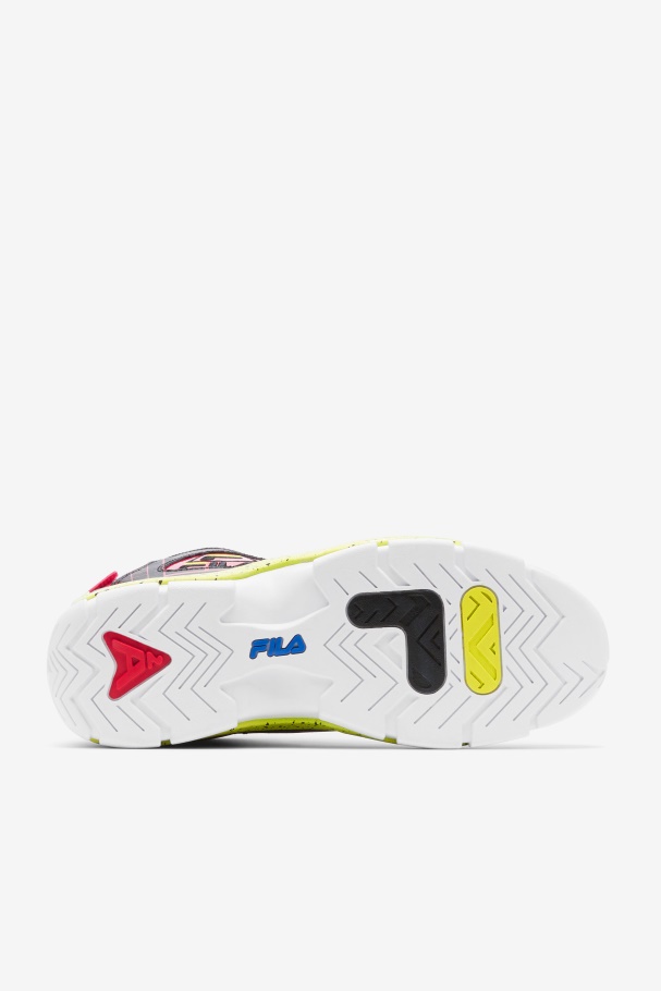 Men\'s Grant Hill 2 Black/Blue/Red Fila UK