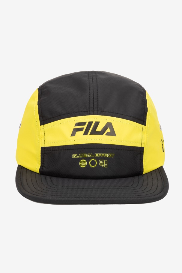 5 Panel Camper Hat Fila UK Lime Punch/Black