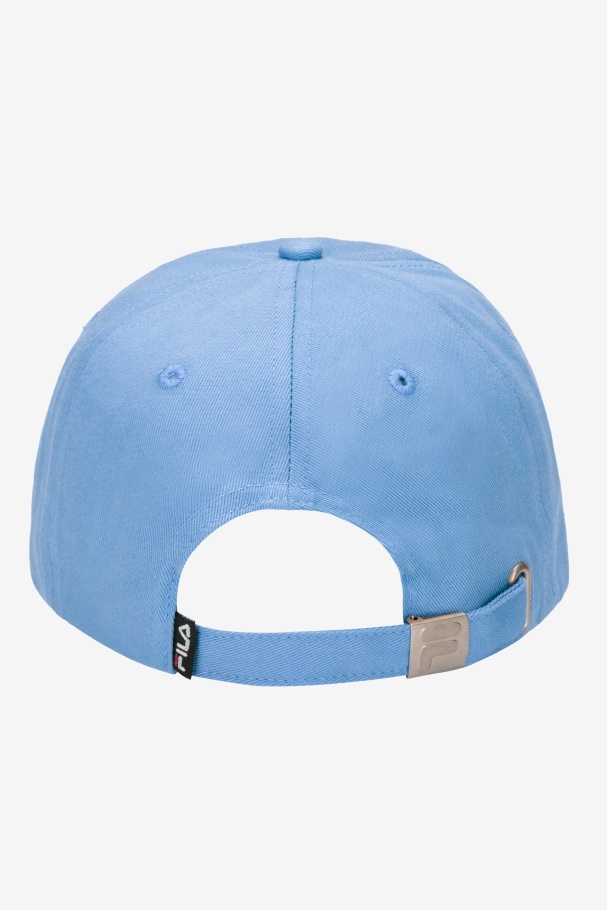 Embroidered Logo Baseball Hat Fila UK Cornflower Blue