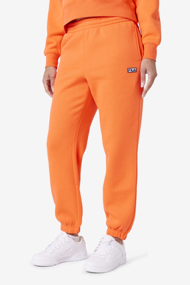 Fiery Coral Fila UK Lassie Jogger