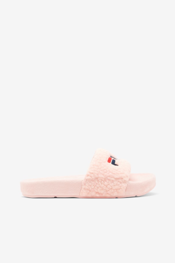 Women's Fuzzy Drifter Fila UK Pink/Navy/Red