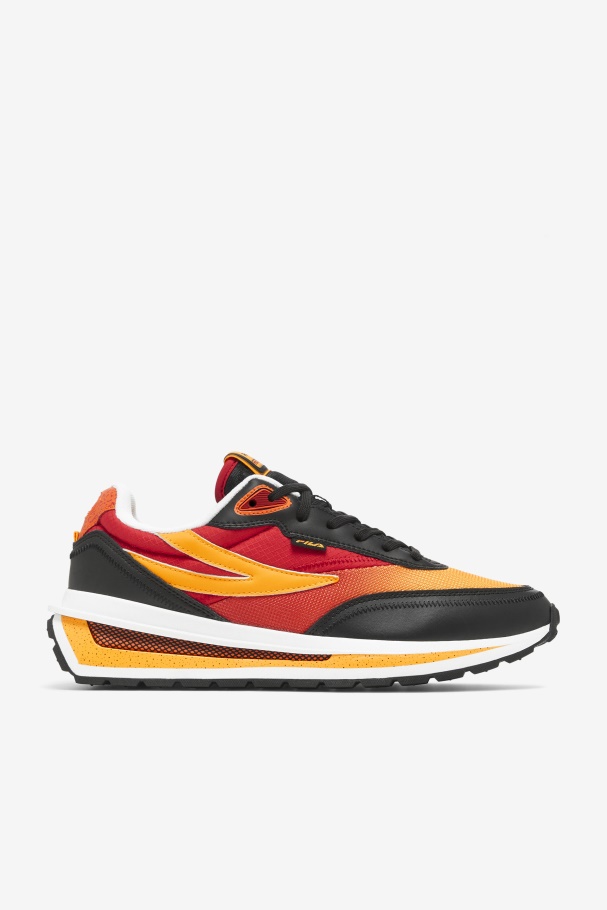 Fila UK Men's Renno Black/Red/Gold