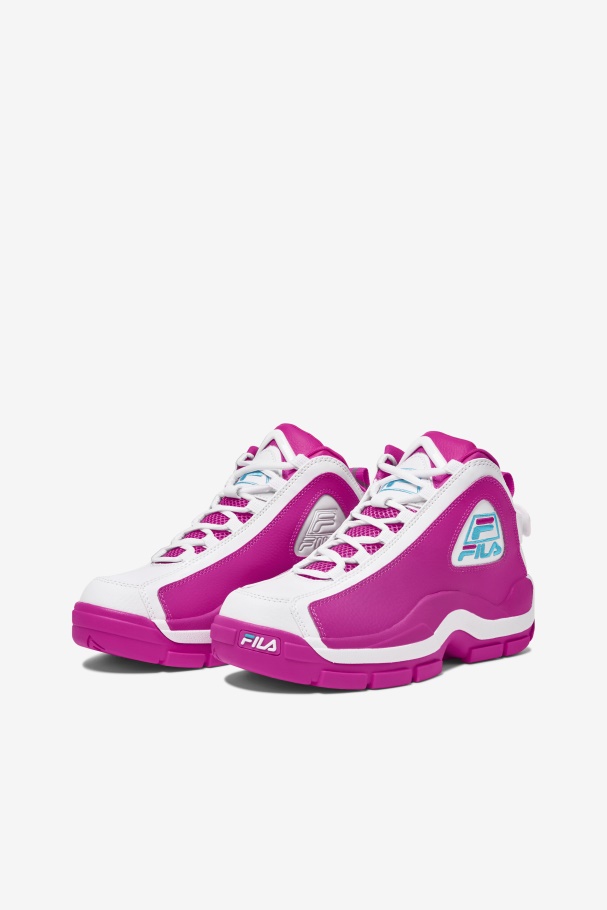 Fila UK Women\'s Grant Hill 2 Pink Glo/White/Bluefish