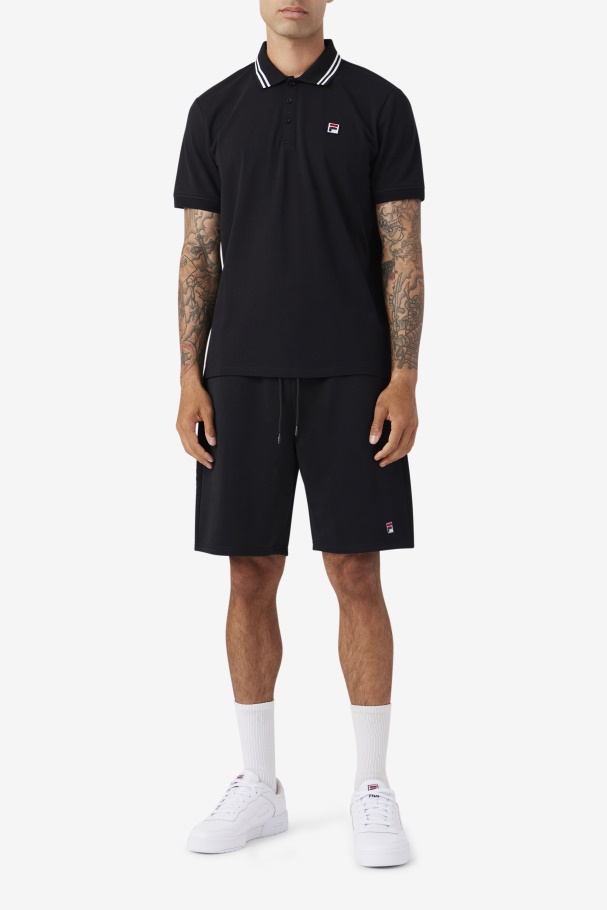Black Jelen Polo Fila UK