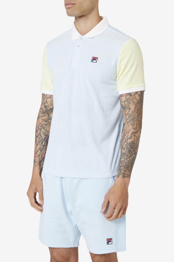 Fila UK Gramme Polo Blue/Tender Yellow/Marshmallow