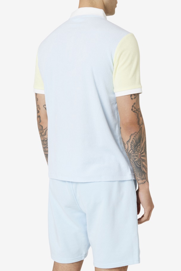 Fila UK Gramme Polo Blue/Tender Yellow/Marshmallow