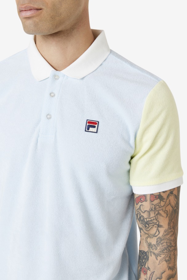 Fila UK Gramme Polo Blue/Tender Yellow/Marshmallow