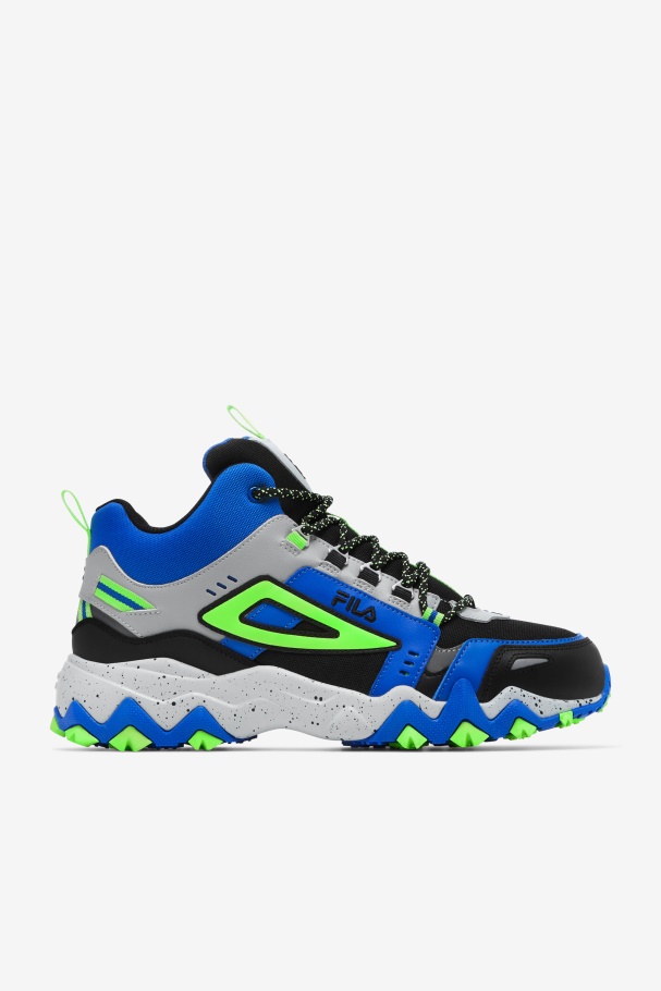 Fila UK Men's Oakmont Tr Mid Black/High Rise/Blue