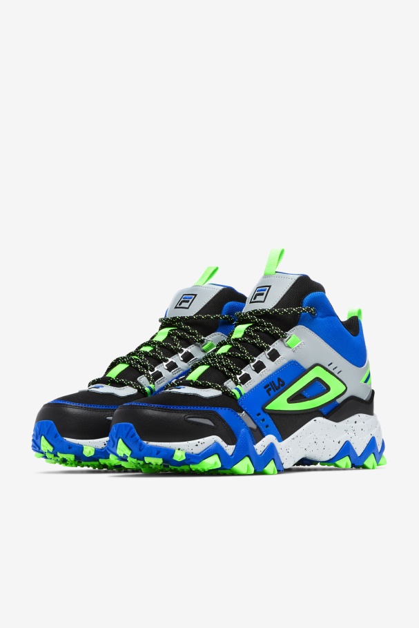 Fila UK Men\'s Oakmont Tr Mid Black/High Rise/Blue