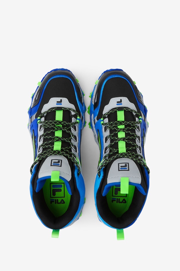 Fila UK Men\'s Oakmont Tr Mid Black/High Rise/Blue
