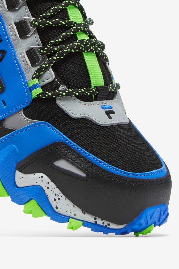 Fila UK Men\'s Oakmont Tr Mid Black/High Rise/Blue