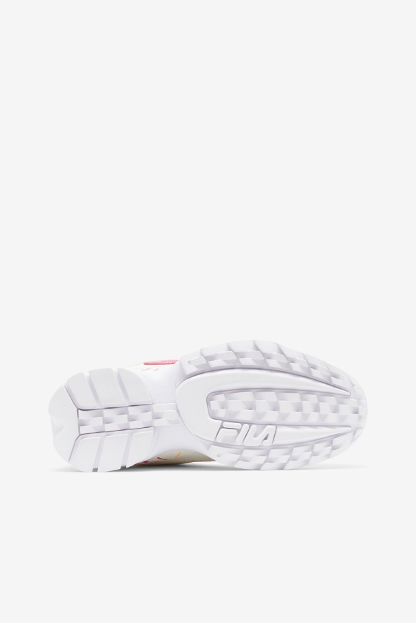 Gardenia/Blue/Bubblegum Fila UK Women\'s Disruptor 2 Premium