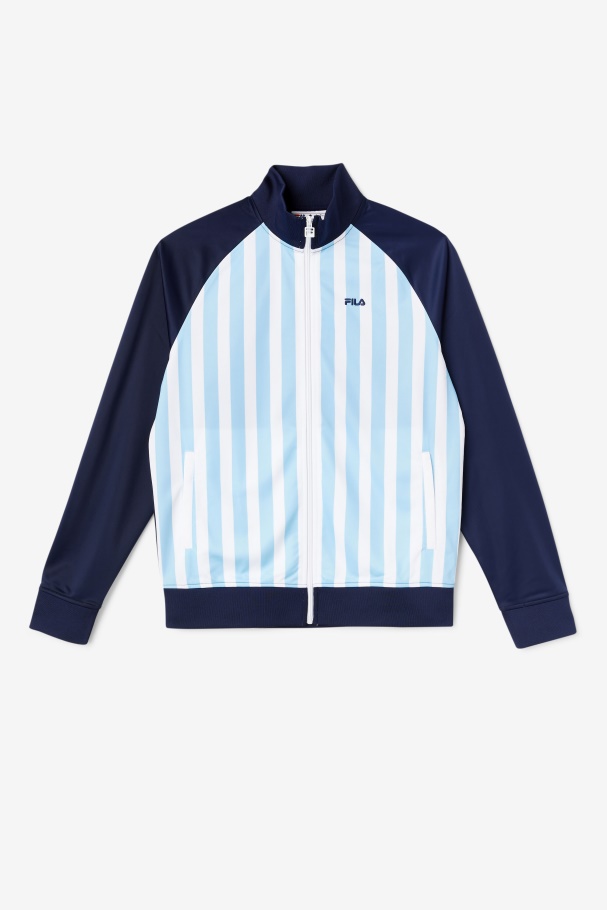 Navy/White/Baltic Sea Argentina Track Jacket Fila UK