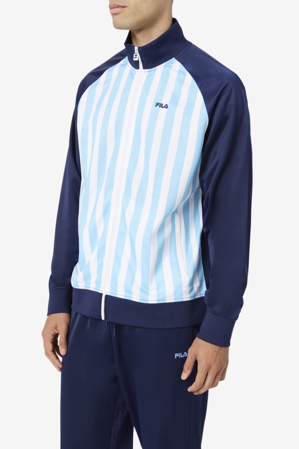 Navy/White/Baltic Sea Argentina Track Jacket Fila UK