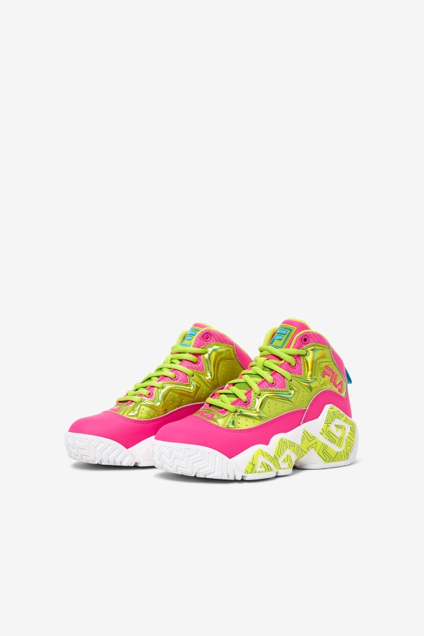 Fila UK Little Kids\' Mb Night Walk Pink/Lime Punch/White