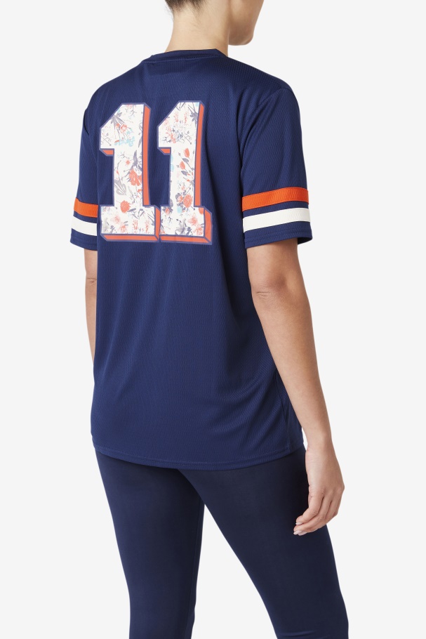 Navy Fila UK Adelaide Jersey