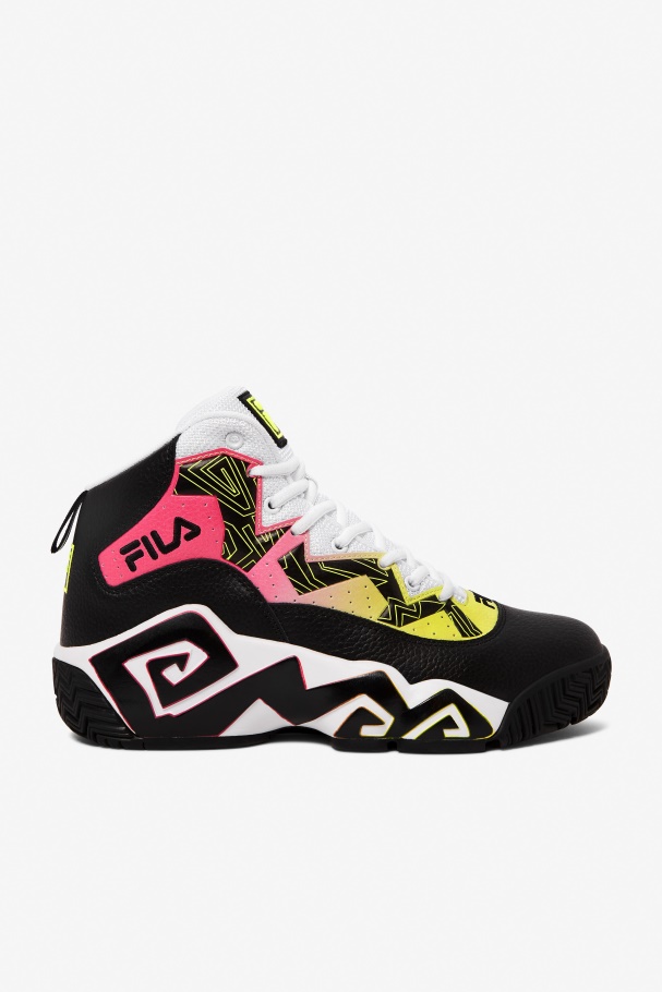 Fila UK Black/Yellow/White Men's MB