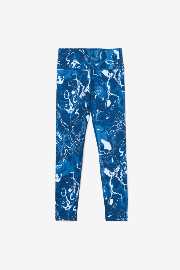 Fila UK Forza Sleek 7/8 Leggings Navy Marble