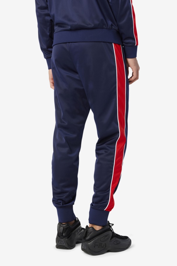 Fila UK Elijah Track Pant Navy/Red/White